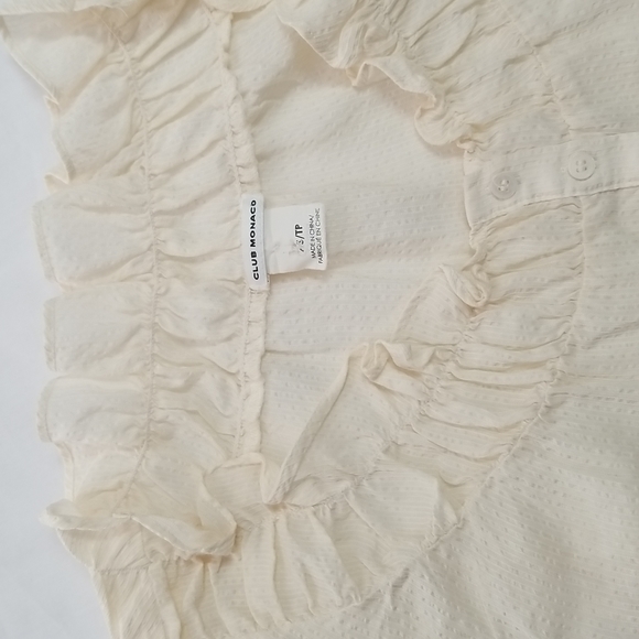 Club Monaco Sleeveless Blouse NWOT Silk Cotton Blend - Picture 5 of 6